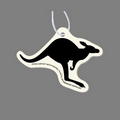 Paper Air Freshener - Hopping Kangaroo Silhouette Tag W/ Tab